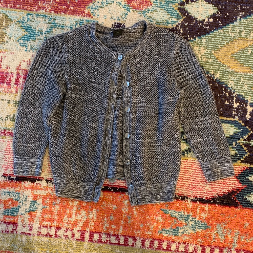 Small, Ann Taylor woven cardigan.